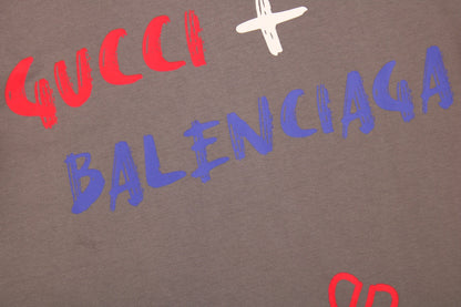 GUCCI x BALENCIAGA T-SHIRT GRAY