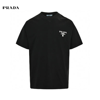 Prada Milano Logo Black T-Shirt