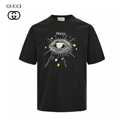 Gucci Mystical Eye Graphic Black T-Shirt