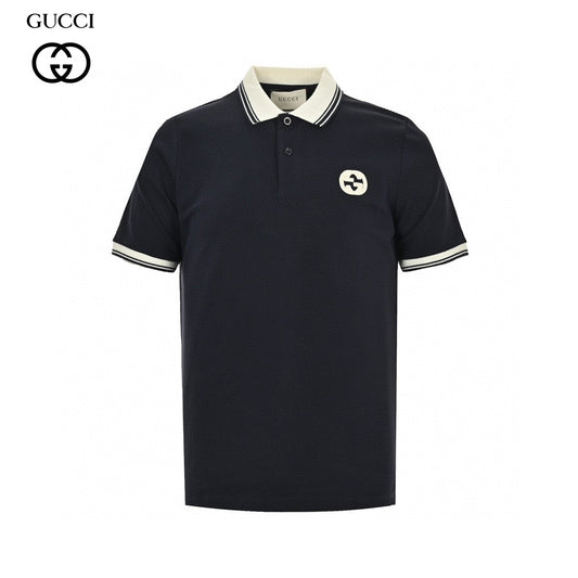 Gucci Navy Polo Shirt