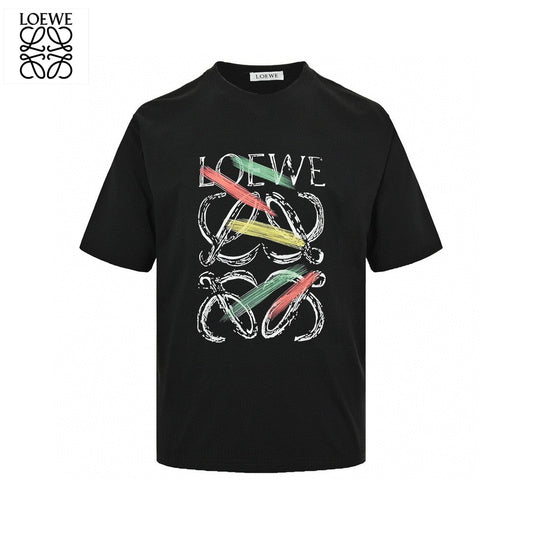 Loewe Graphic Logo T-Shirt (Black)