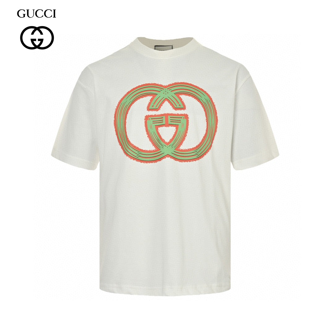 Gucci Multicolor Interlocking G Logo T-Shirt