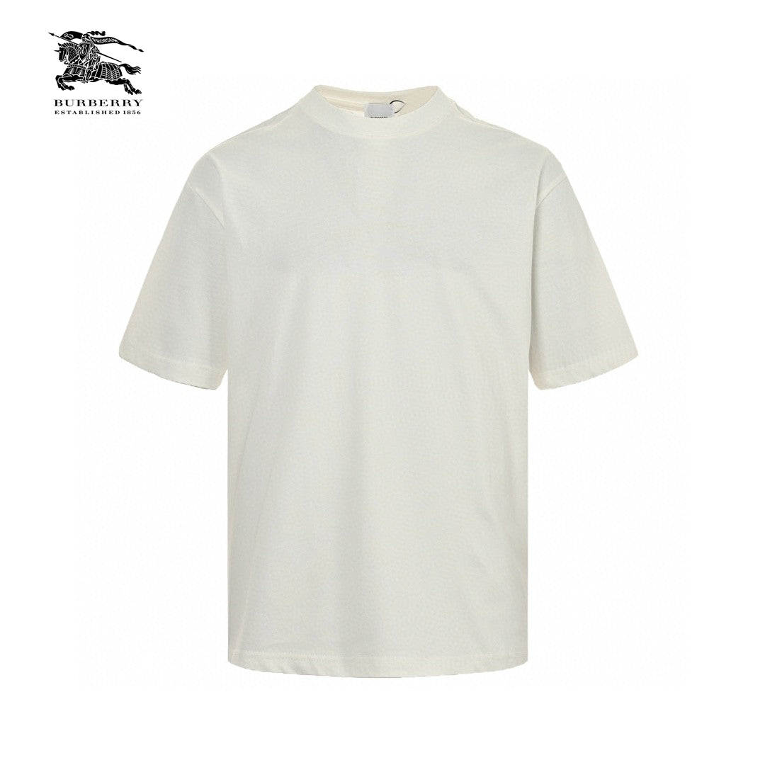 Burberry White Cotton T-Shirt