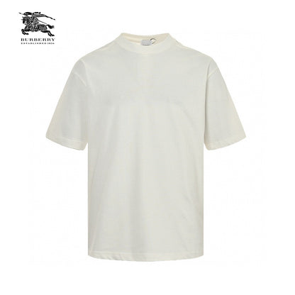 Burberry White Cotton T-Shirt