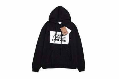 Burberry Black Hoodie with Logo