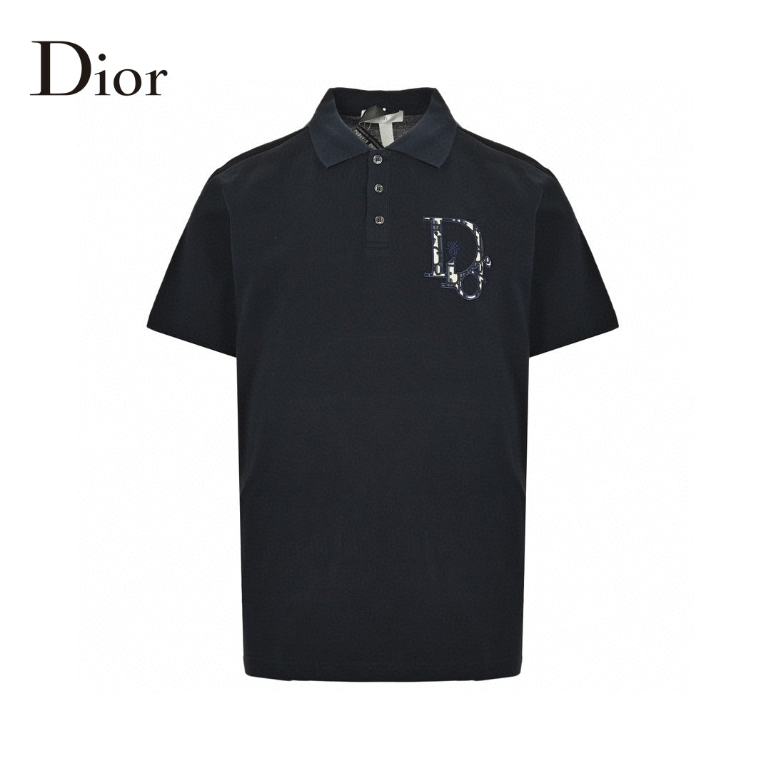 Dior Oblique Embroidered Polo Shirt