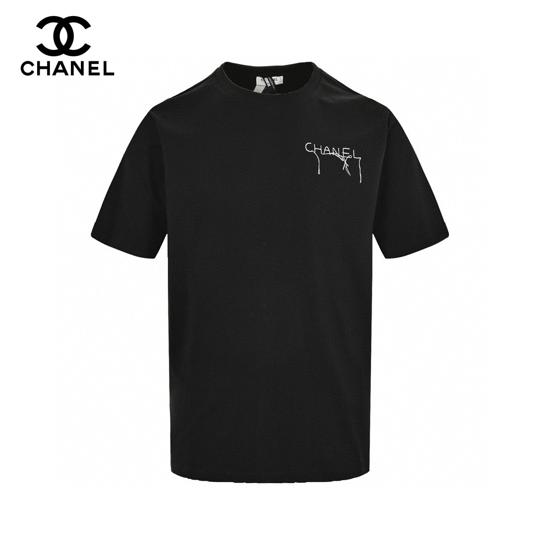 Chanel Logo T-Shirt (Black)