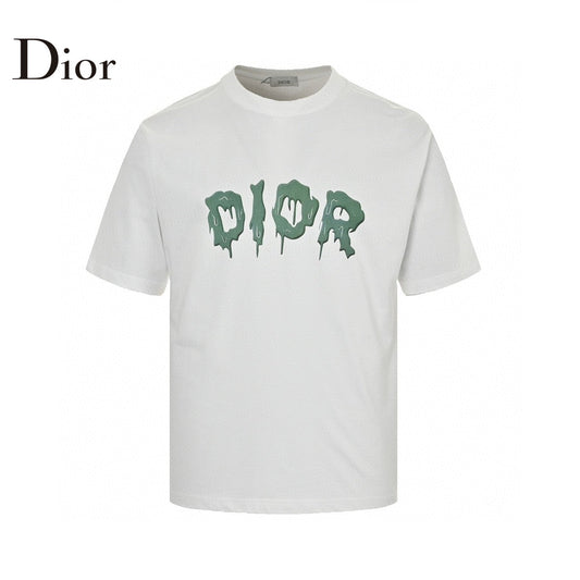 Dior Dripping Logo T-Shirt (White)