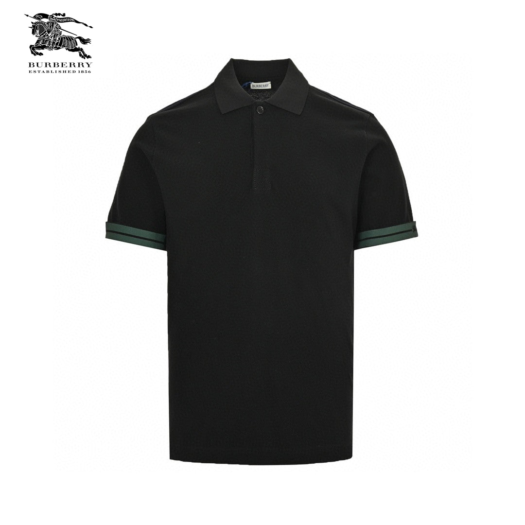 Burberry Stripe Cuff Polo Shirt