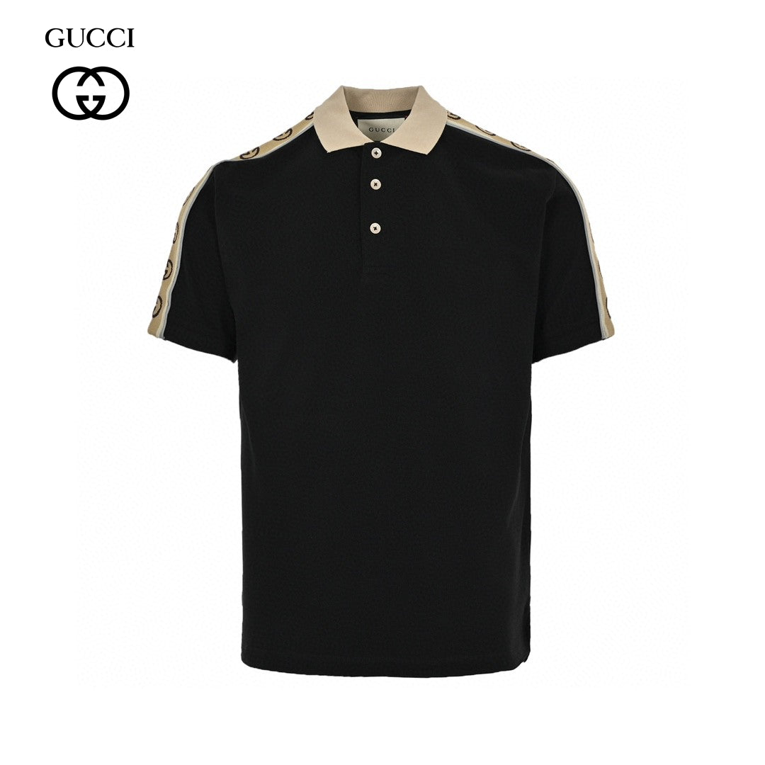 Gucci Polo Shirt with Logo Tape