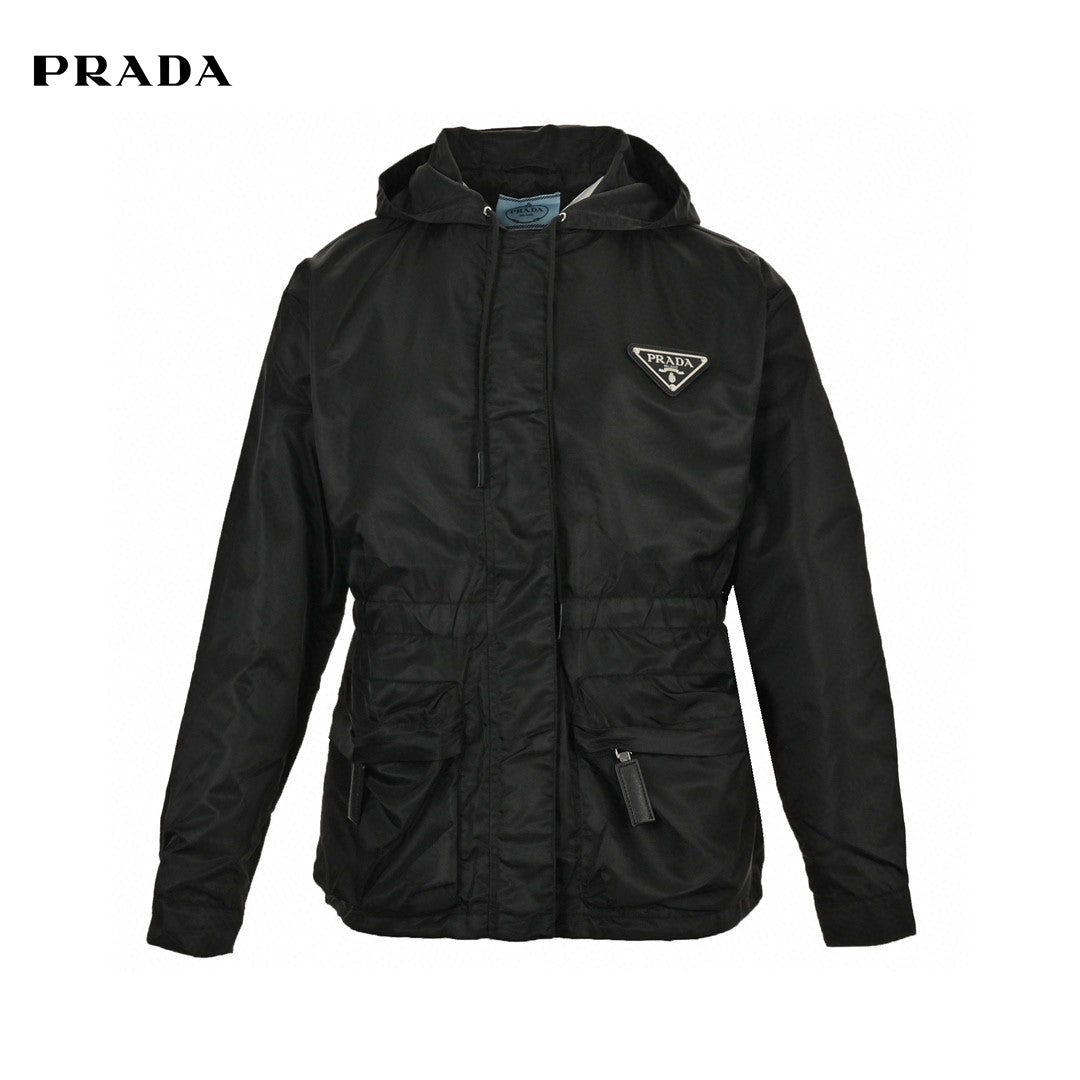 Prada Nylon Hooded Jacket