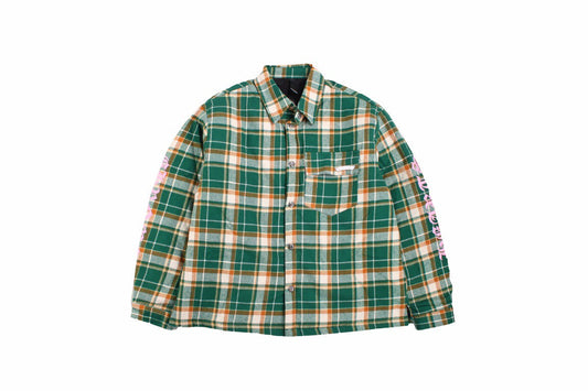 Burberry Green Plaid Shirt