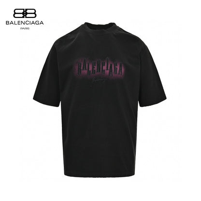 Balenciaga Neon Graphic Logo T-Shirt