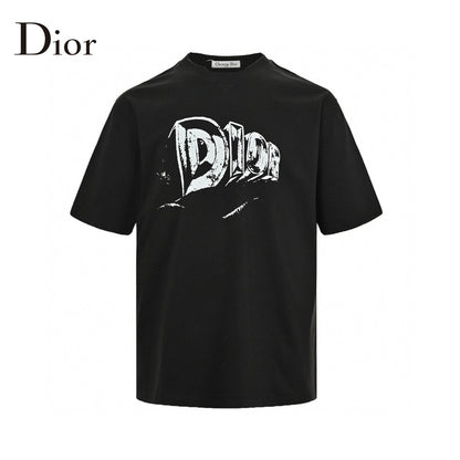 Dior Black T-Shirt with Bold Logo