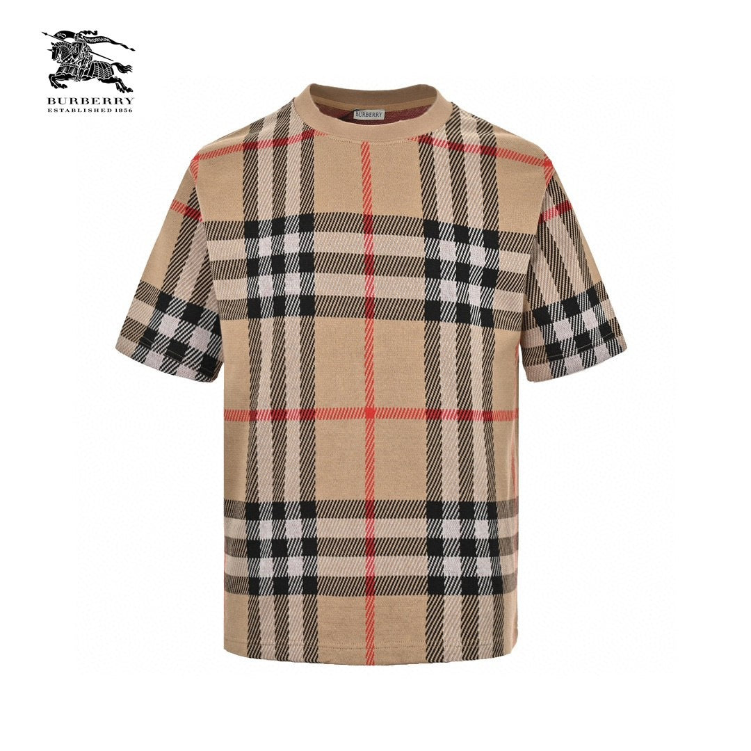 Burberry Beige Check T-Shirt