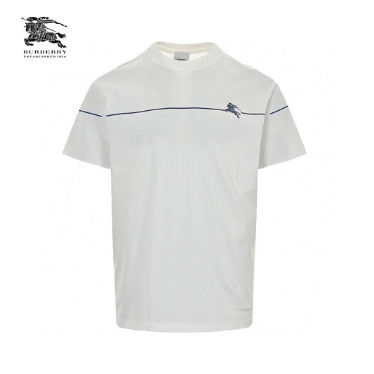 Burberry Equestrian Logo White T-Shirt