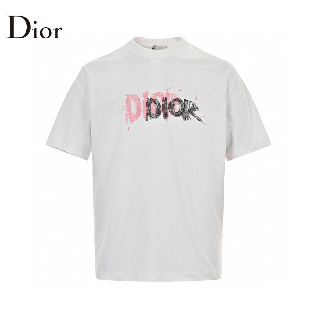 Dior Graffiti Logo T-Shirt in White