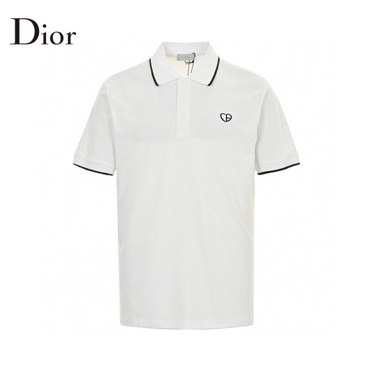 Dior White Polo Shirt