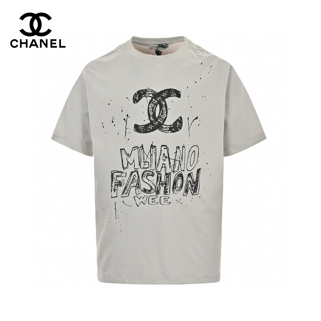 Chanel Milano Fashion Week T-Shirt (Gray)