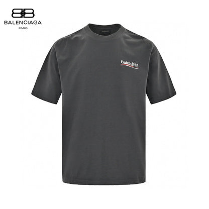 Balenciaga Political Campaign T-Shirt (Grey)