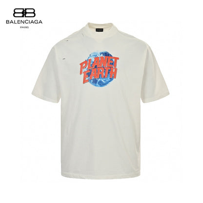 Balenciaga Planet Earth T-Shirt (White)