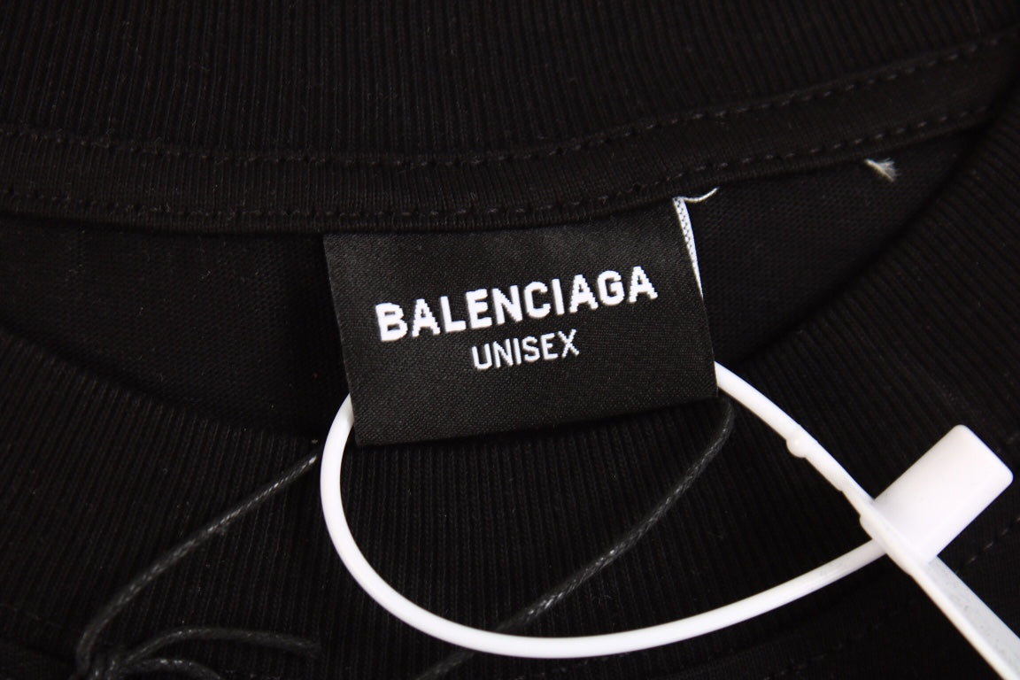 BALENCIAGA TORONTO LOGO T-SHIRT BLACK