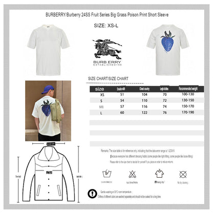 Burberry Blueberry Print T-Shirt