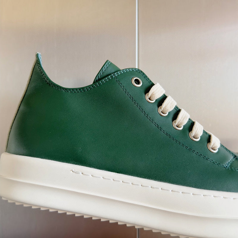 Rick Owens dark green Low-Top Sneakers