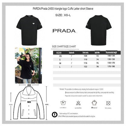 Prada Logo T-Shirt (Black)