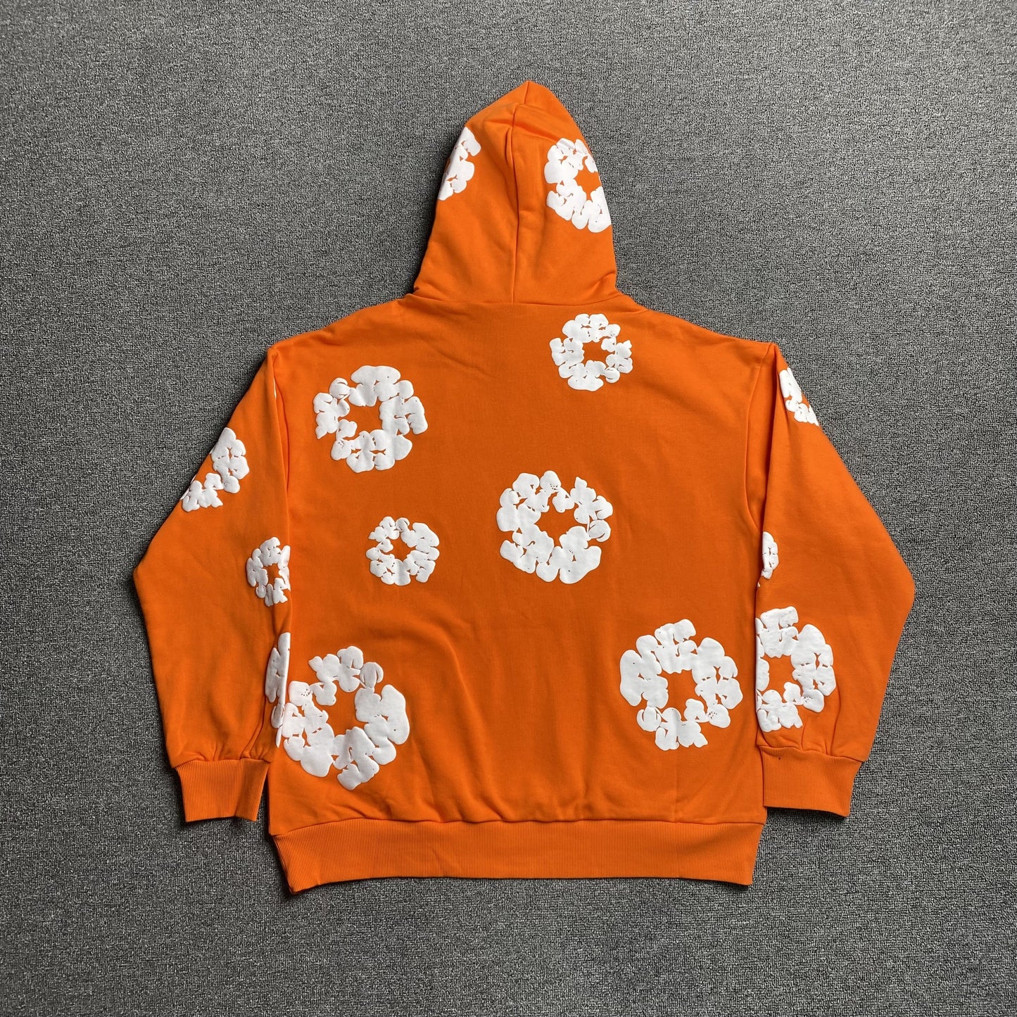 DENIM TEARS COTTON WREATH HOODIE ORANGE