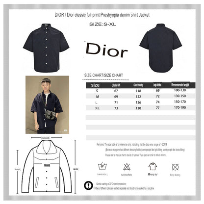 Dior Black Short-Sleeve Shirt