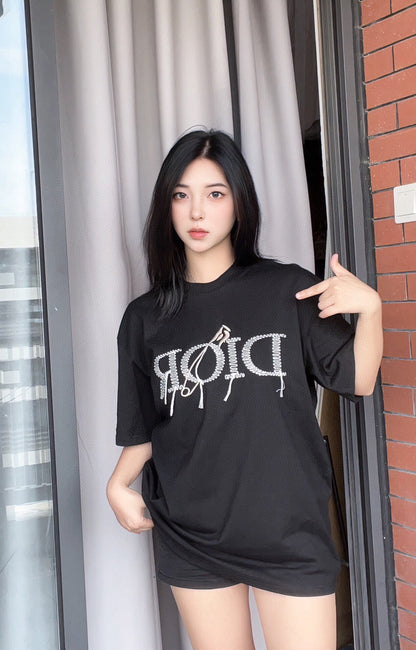 Dior T-Shirt with Tools and Logo Design