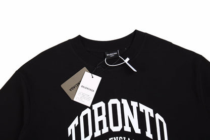 BALENCIAGA TORONTO LOGO T-SHIRT BLACK