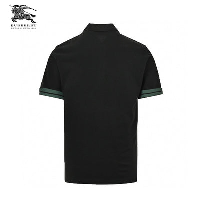 Burberry Stripe Cuff Polo Shirt