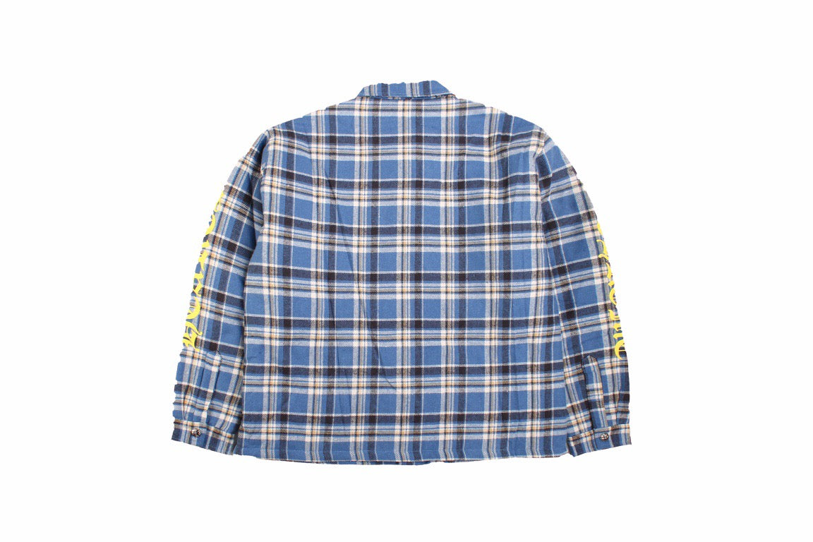 Burberry Blue Plaid Shirt