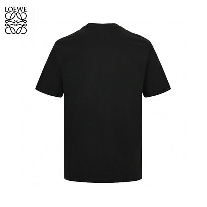 Loewe Embroidered Pocket T-Shirt in Black