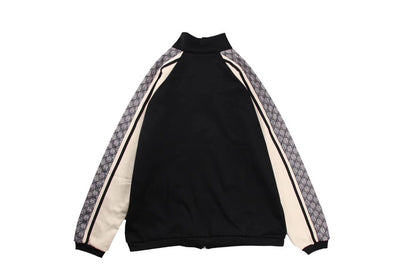 Gucci GG Supreme Stripe Track Jacket - Black