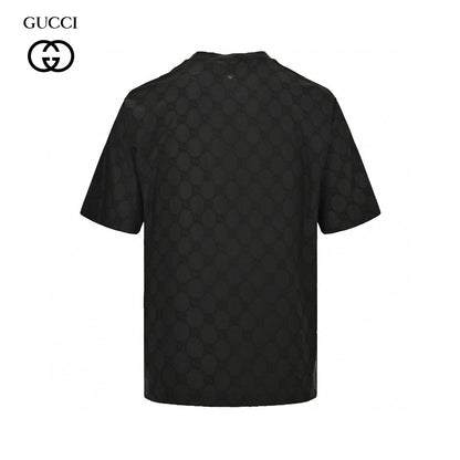 Gucci GG Patterned T-Shirt (Black)