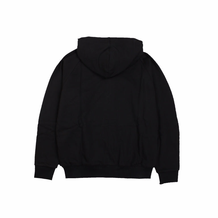 BURBERRY ZIP-UP HOODIE BLACK