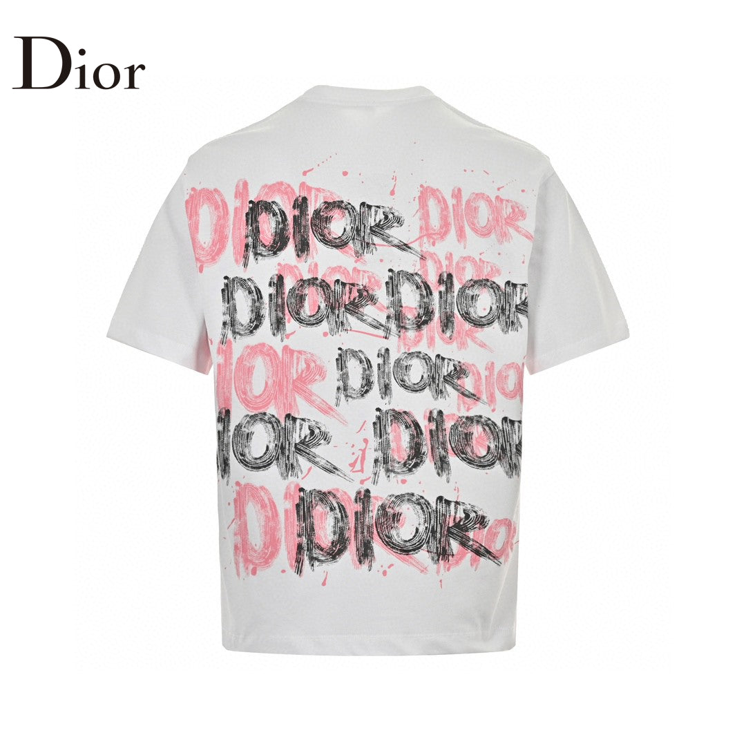 Dior Graffiti Logo T-Shirt in White