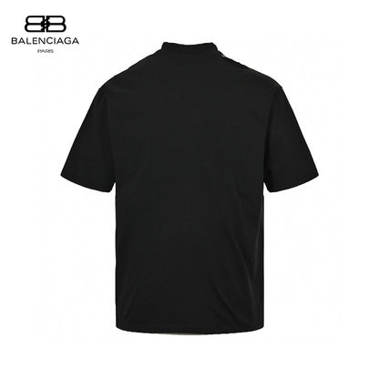 Balenciaga Planet Earth Black T-Shirt