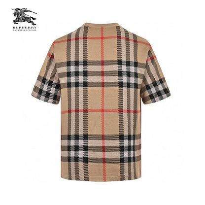 Burberry Beige Check T-Shirt