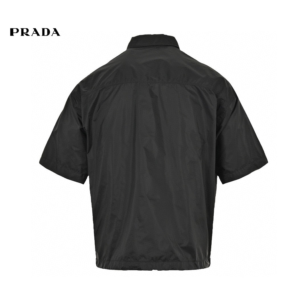 Prada Black Short-Sleeve Jacket