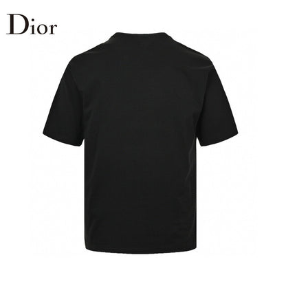 Dior Green Monster Graphic Black T-Shirt