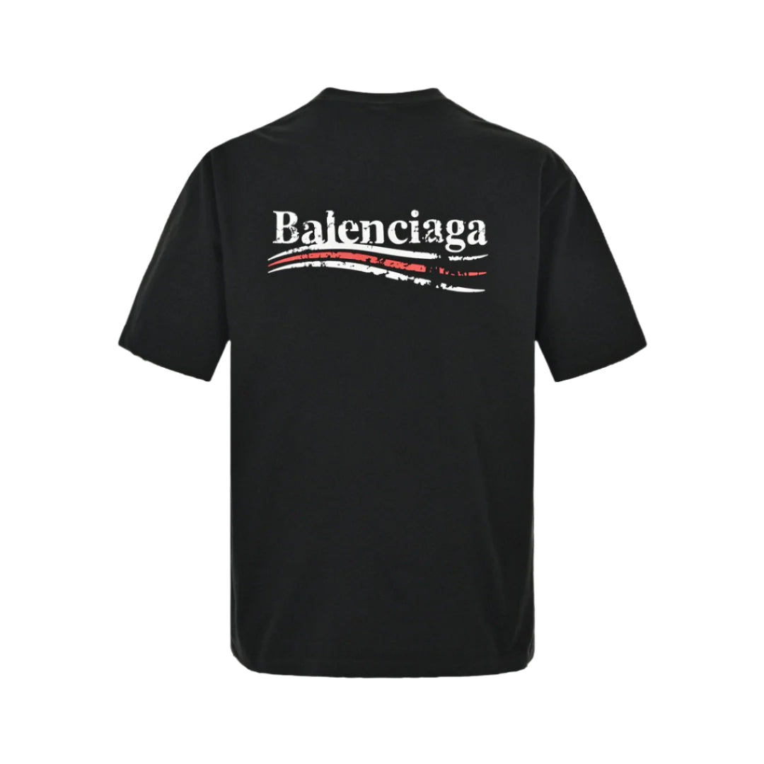 BALENCIAGA POLITICAL CAMPAIGN T-SHIRT BLACK