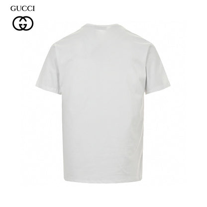 Gucci White T-Shirt with Firenze 1921 Logo