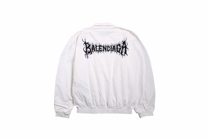 Balenciaga White Zip-Up Jacket