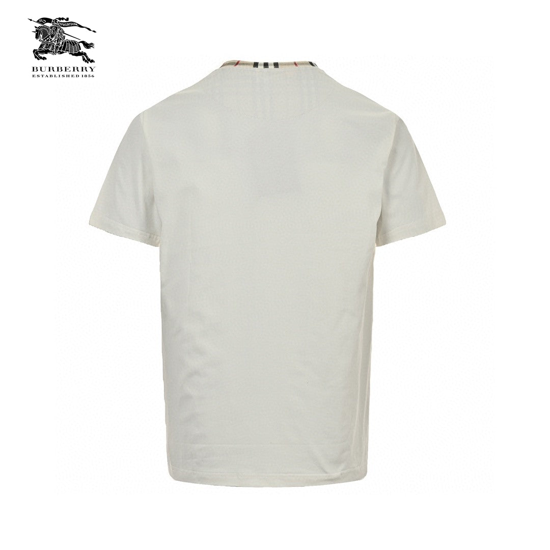 Burberry Logo Collar Detail T-Shirt