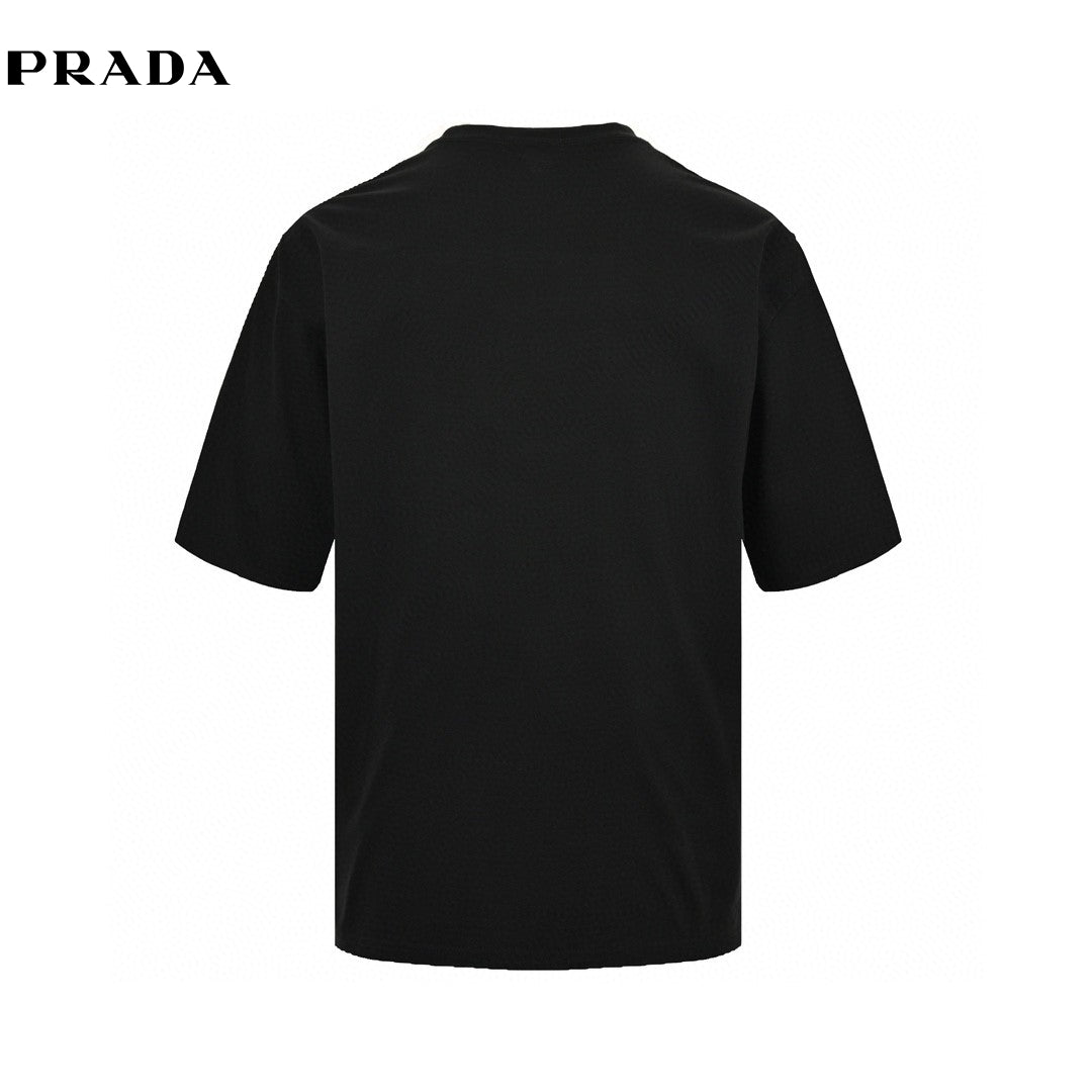 Prada Pop Art Logo T-Shirt (Black)