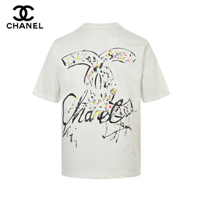 Chanel Signature Logo White T-Shirt